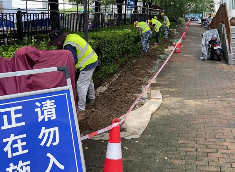 北京西城区社区绿地节水微喷改造工程