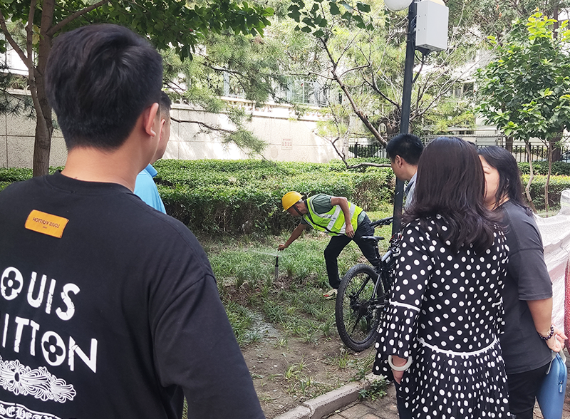 北京西城区社区绿地节水微喷改造工程